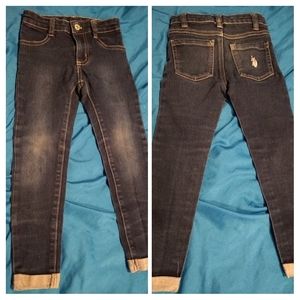 Little girls sz 4 Polo skinny jeans